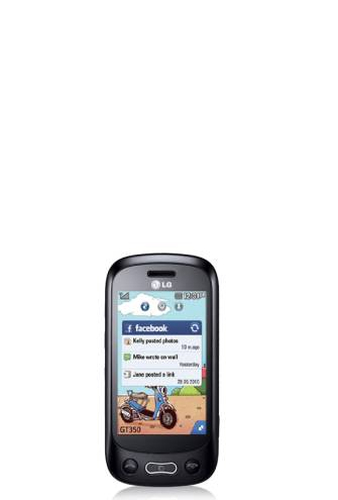 LG GT350i 7.62 cm (3") Dual SIM 950 mAh Black, Silver