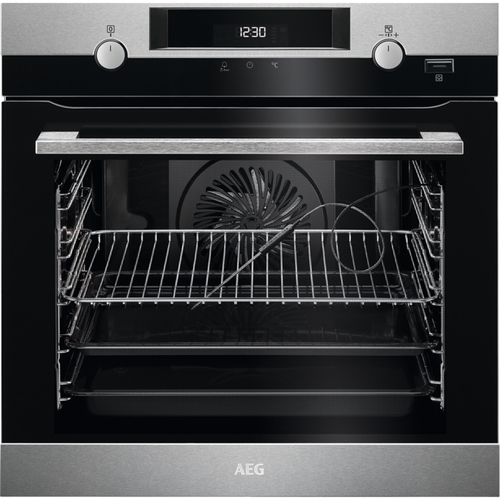 AEG BPK556220M 71 L Black, Stainless steel