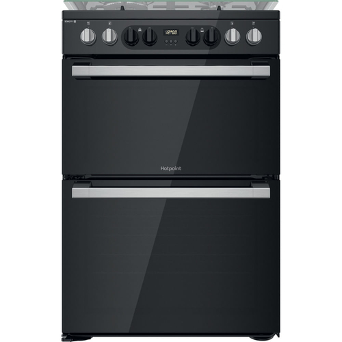 Hotpoint HDM67G8CCB/UK Freestanding cooker Electric Gas Black