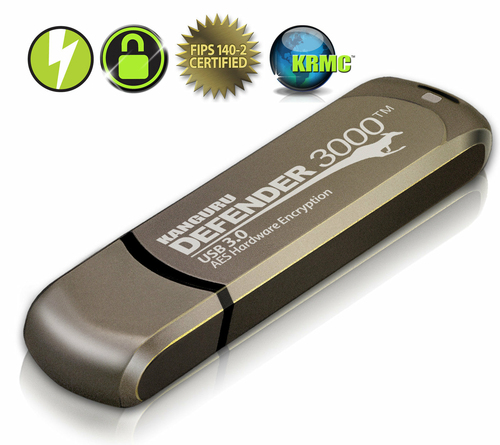 iStorage Kanguru Defender 3000 USB флеш накопитель 512 GB USB тип-A 3.2 Gen 1 (3.1 Gen 1) Бронзовый