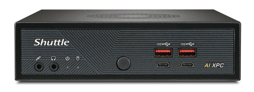 Shuttle Slim AI PC DN11H5 Intel Core Ultra 5 125H, Intel Arc graphics, 2xHDMI, 2x DP, 4x 2.5Gbit LAN