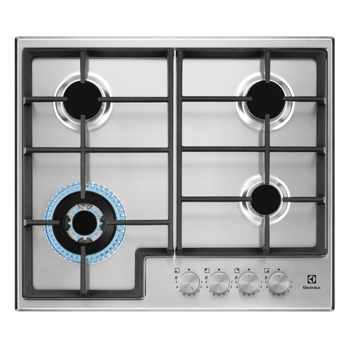 Electrolux EGS64362X Нержавеющая сталь Встроенный 60 cm Газовый 4 зона(ы)
