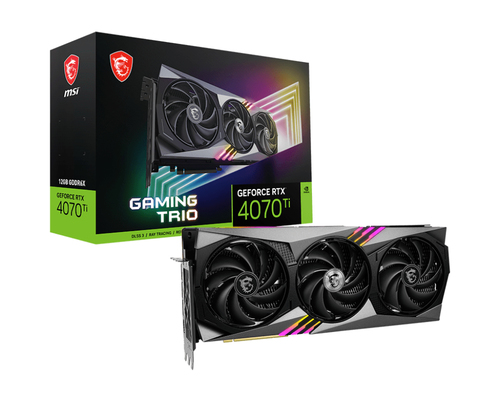 MSI GAMING GeForce RTX 4070 Ti TRIO 12G NVIDIA 12 GB GDDR6X