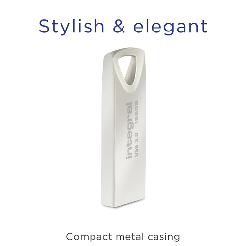 Integral 128GB USB3.0 DRIVE ARC METAL UP TO R-110 W-30 MBS – image 2