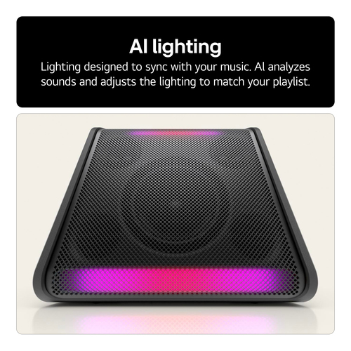 LG STAGE301.AGBRLBK portable/party speaker Black – image 7