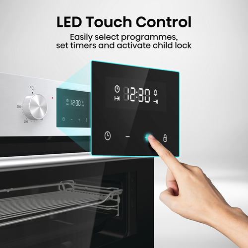 Hisense BID95211XUK Built In Electric Double Oven - Stainless Steel - A/A Rated, Stainless Steel - image 7
