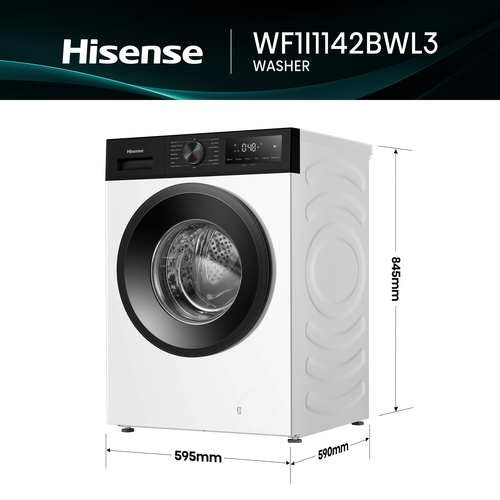 Hisense WF1I1142BWL3 washing machine Front-load – image 6