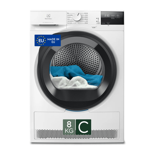 Electrolux EW6HBG28G сушилка для белья Отдельно стоящий Фронтальная загрузка 8 kg Белый