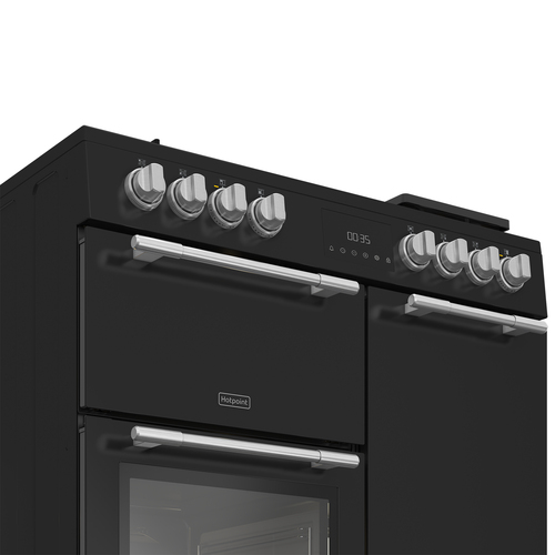 Hotpoint RH90FA20B cooker Range cooker Electric Gas Black – image 2