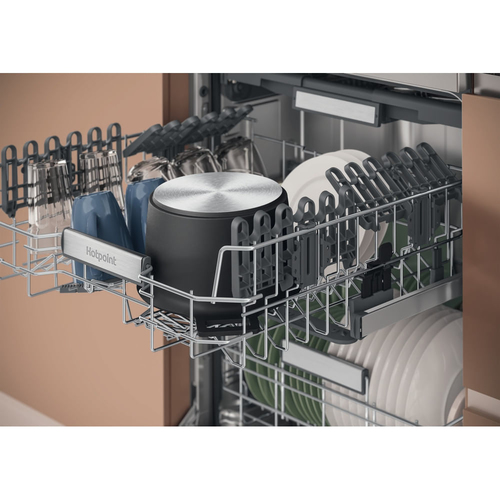 Hotpoint H7FHS51X 60cm Dishwasher in Silver 15 Place Setting B Rated - image 7