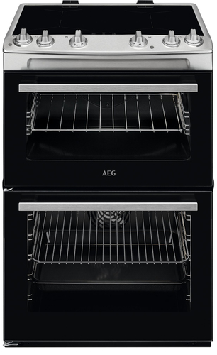 AEG CIX6500ABM cooker Freestanding cooker Electric Zone induction hob Stainless steel