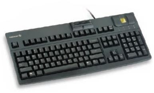 Cherry G83-14201LPAUS-2 Biometric Keyboard Black