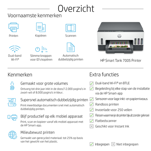 HP Smart Tank 7005 All-in-one