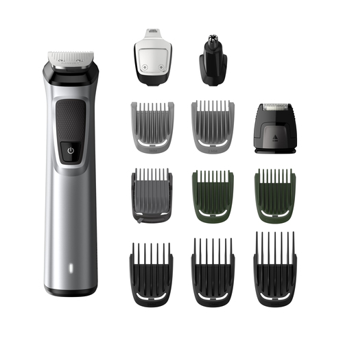 Philips MULTIGROOM Series 7000 MG7710/15 hair trimmers/clipper Black, Silver Lithium-Ion (Li-Ion)