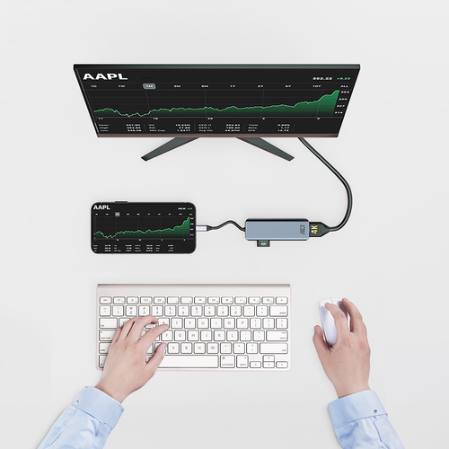 ACT Connectivity USB-C 4K multiport adapter voor 2 HDMI schermen, USB-A datapoort, afbeelding 6