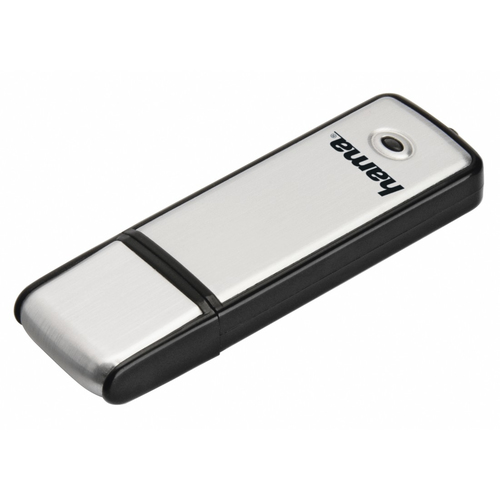 Hama Fancy USB флеш накопитель 128 GB USB тип-A 2.0 Черный, Серебристый