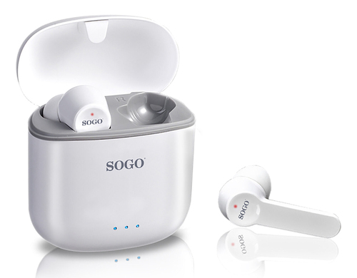 Sogo AUR-SS-8165 headphones/headset True Wireless Stereo (TWS) In-ear Calls/Music Bluetooth White