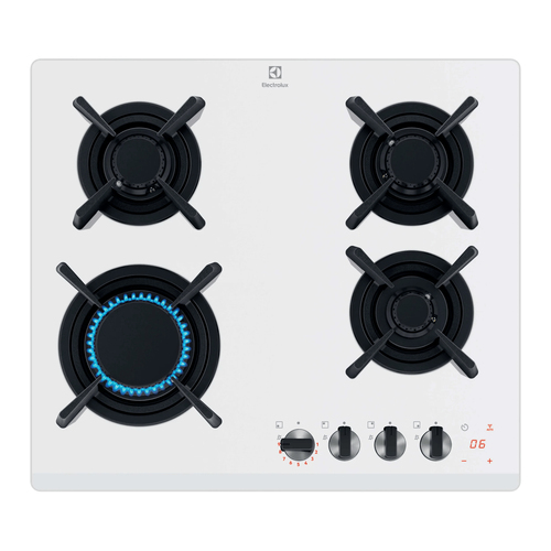 Electrolux KGG643753W Белый Встроенный 60 cm Газовый 4 зона(ы)