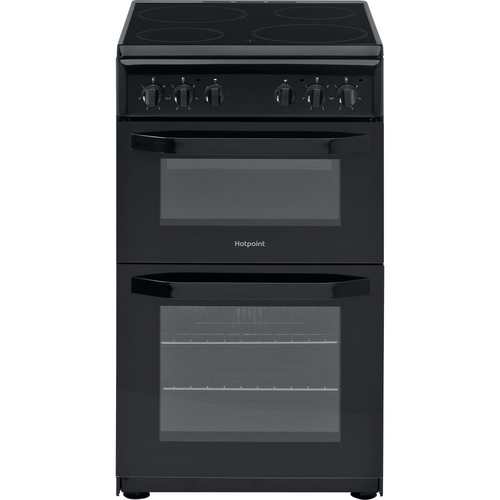 Hotpoint HD5V92KCB Freestanding cooker Electric Ceramic hob Black
