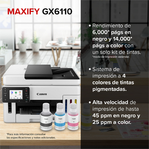 Multifuncionales CANON GX6110