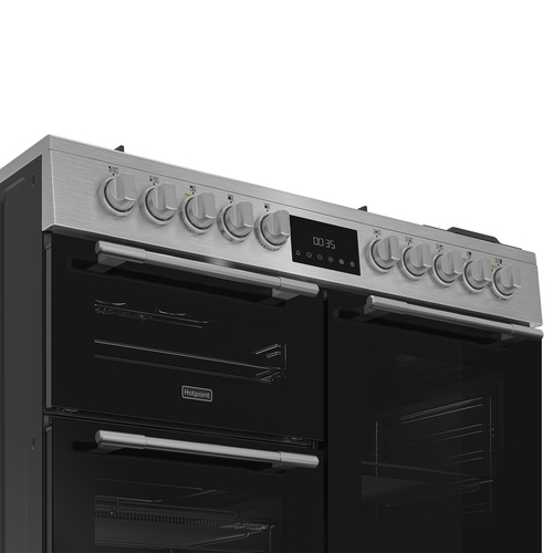 Hotpoint RH100FA21BX cooker Range cooker Electric Gas Stainless steel – image 2