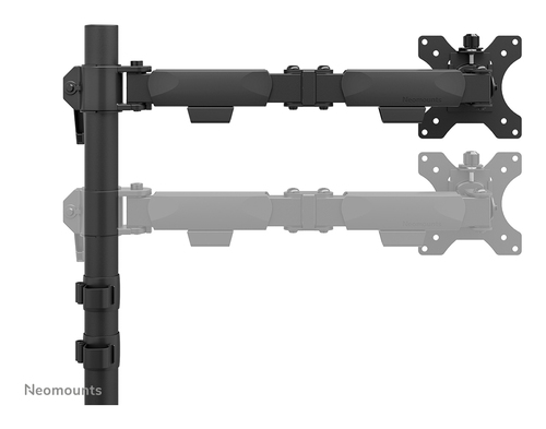 Neomounts DS60-600BL1 Brazo de monitor 10-32" - Quick-fix - Tope-a-180°