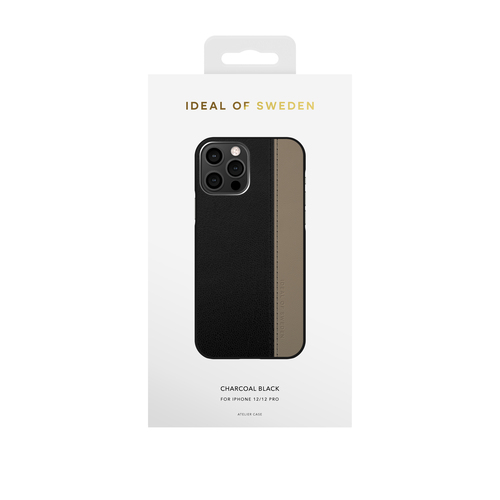 iDeal of Sweden Atelier Case iPhone 12/12P Charcoal Black