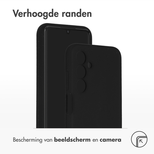 Accezz Liquid Silicone Backcover Samsung Galaxy A25 (5G) - Zwart, afbeelding 4