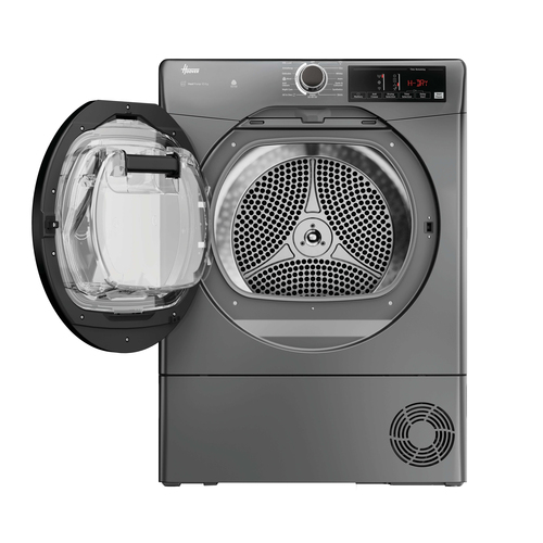 Hoover H-Dry 350 Hre H10N2TBER-80 WiFi-enabled 10 kg Condenser Tumble Dryer - Graphite, Silver/Grey - image 2