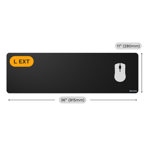 Glorious Mouse Pad 2 Large Extended - Edgeless - Muismat Zwart, afbeelding 8