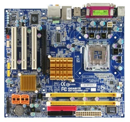 GIGABYTE GA-945GME-DS2 motherboard LGA 775 (Socket T) micro ATX