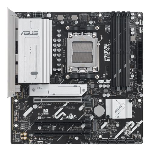 Asus Prime B840M-A-Csm AM5 Micro Atx Motherboard â€“ Amd Ryzen 7000/8000/9000, DDR5, Wi-Fi 6E, AI Ready - image 2