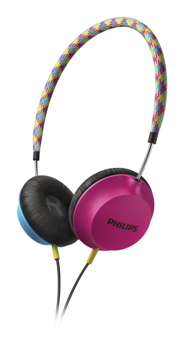 Philips CitiScape Strada SHL5100BP/28 headphones/headset Wired Head-band Music Blue, Pink