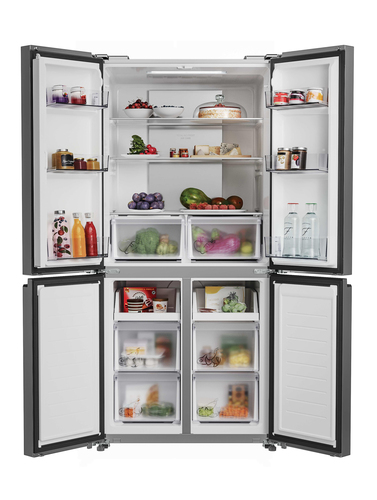 Hoover HHCR3818ENPL Total No Frost Multi-door American Fridge Freezer - Inox - E Rated, Stainless Steel - image 2