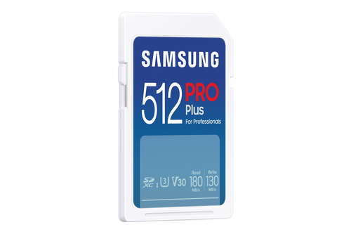Samsung Pro Plus SD Card 512GB SD-Kaart Wit, afbeelding 2