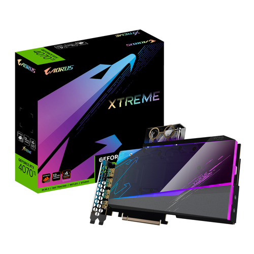 GIGABYTE GeForce RTX 4070 Ti 12GB XTREME WATERFORCE WB