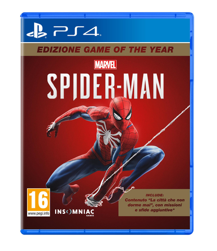 Sony Interactive Entertainment Marvel's Spider-Man Game Of The Year Итальянский язык PlayStation 4