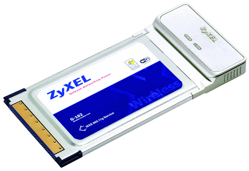 Zyxel ZyAIR G-162 - 802.11g Wireless CardBus Card