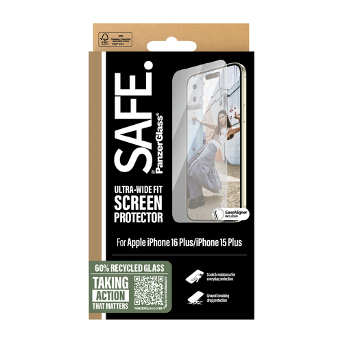 SAFE. by PanzerGlass - Schermbeschermer voor mobiele telefoon, afbeelding 3