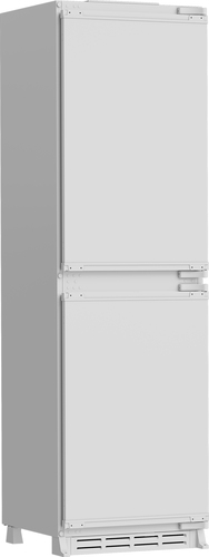 Beko BCSM450 178cm 50/50 Integrated Fridge Freezer with Sliding Door Hinge - White - E Rated, White - image 1