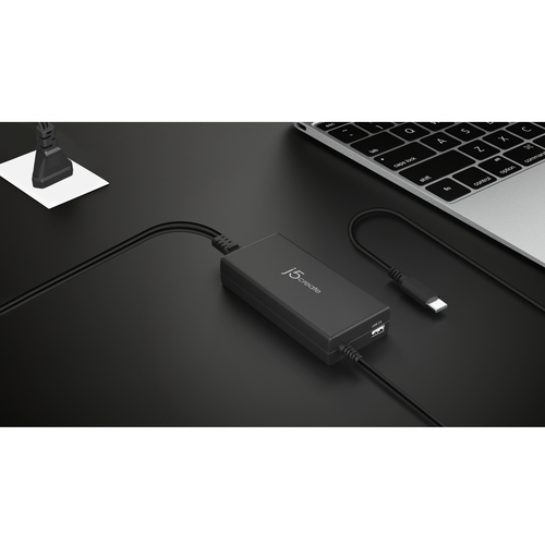 j5create JUP2290C-EN 100W PD USB-C® Super Charger - EU, Black, includes 1.2 m cable – image 3