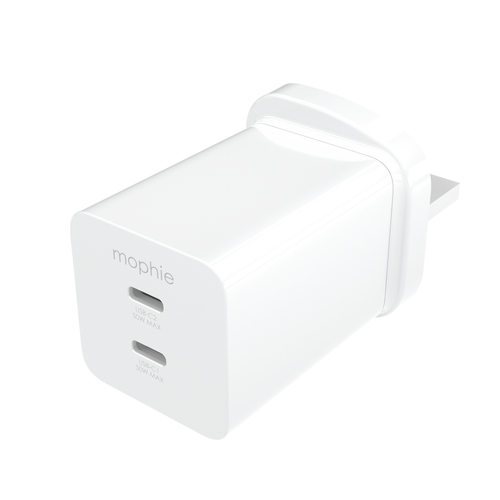 mophie essentials 409911855 зарядное устройство для мобильных устройств Универсальная Белый Кабель переменного тока Для помещений