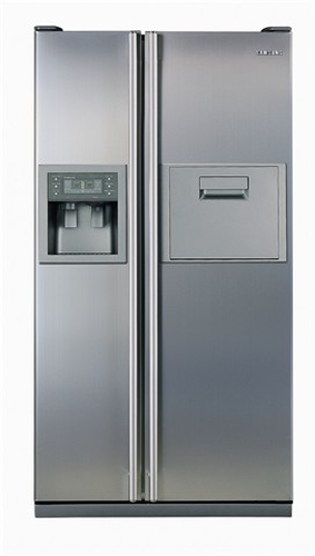 Samsung RS21FGRS side-by-side refrigerator Freestanding