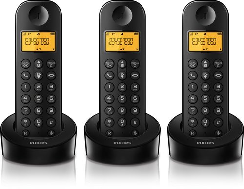 Philips D1203B/23 telephone Caller ID Black – image 2