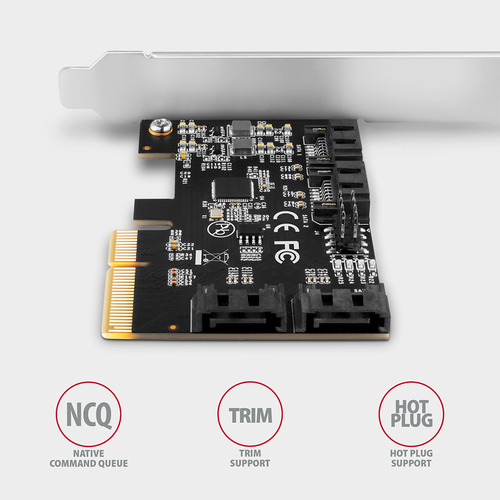 AXAGON 4  interner SATA 6G-Port-PCIe-Controller – Foto 5 von 7