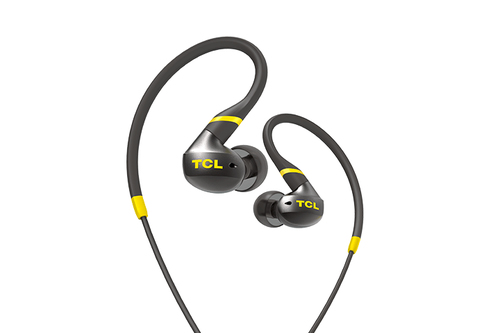 TCL ACTV100 Headset Wired In-ear Calls/Music Black, Yellow