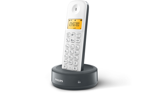 Philips D1301WG/BR telephone DECT telephone Caller ID Black, White – image 2