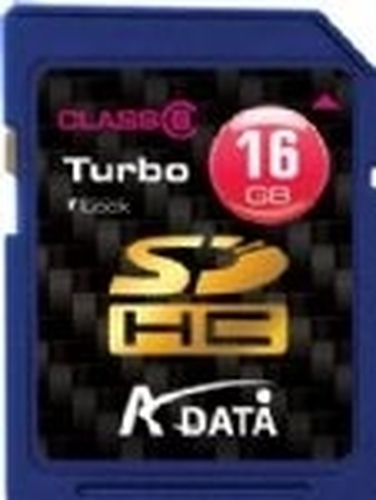 ADATA 16GB, Turbo Secure Digital SDHC CL6