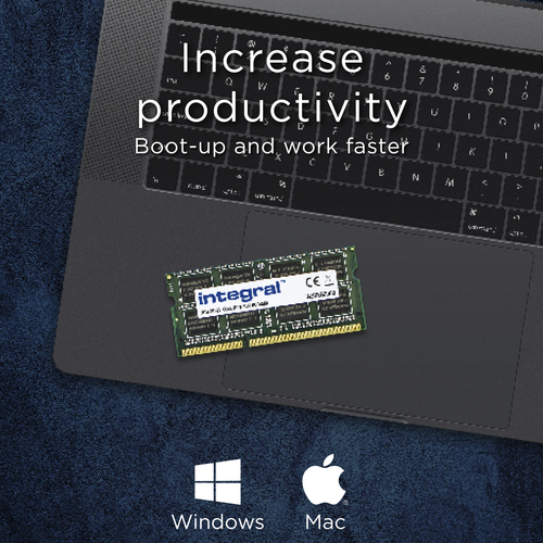 Integral 8GB LAPTOP RAM MODULE DDR4 2400MHZ PC4-19200 UNBUFFERED NON-ECC SODIMM – image 2