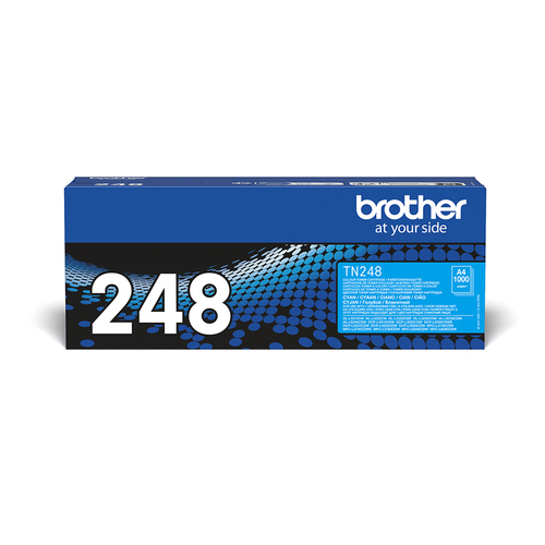 Original Brother TN248C Cyan Toner Cartridge - image 1